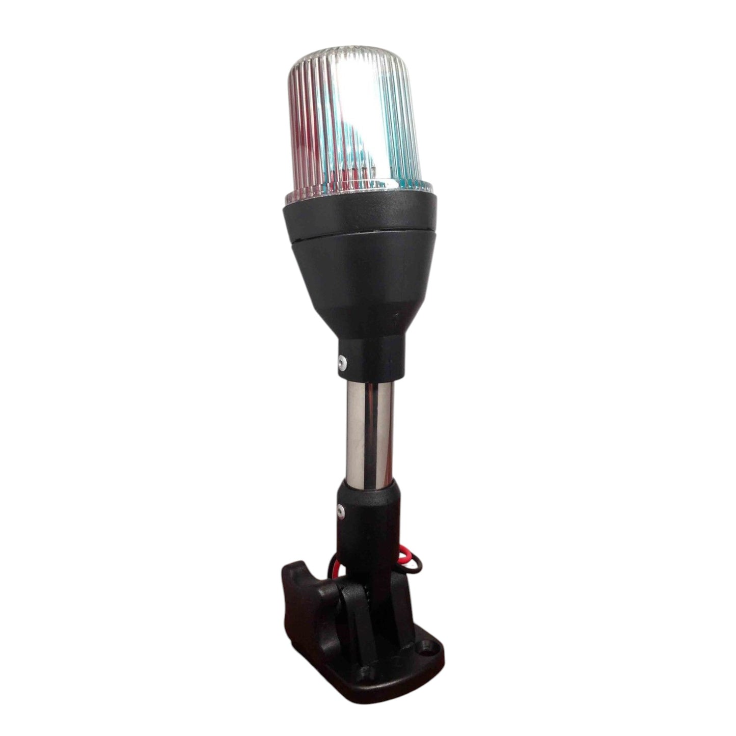 Pactrade Marine RV Adjustable 9.5"H Three Color Folding Pole Light Stainless Steel Tubing