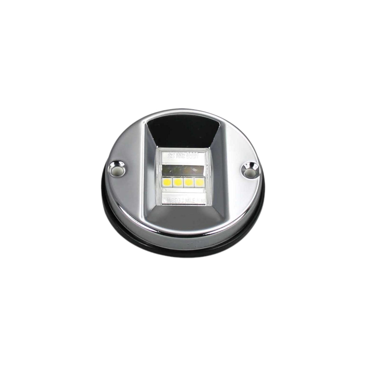 Pactrade Marine Boat S.S LED Stern Transom Round Navigation Light USCG 2NM ABYC A16 12v for 65.6'