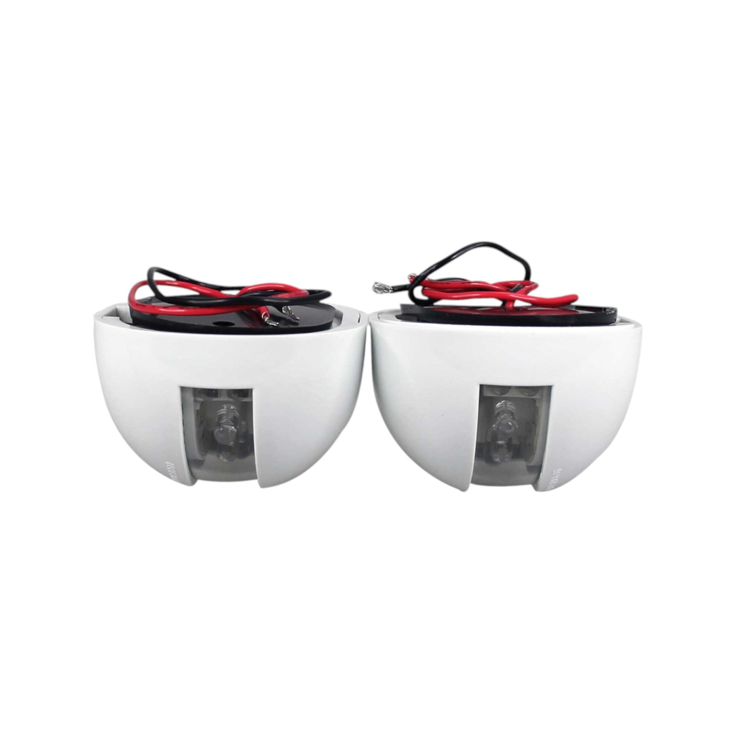 Pactrade Marine Boat Combo Side LED Bi-Color Pair Red & Green Navigation Light USCG 2 NM ABYC A16 Approval 12V White