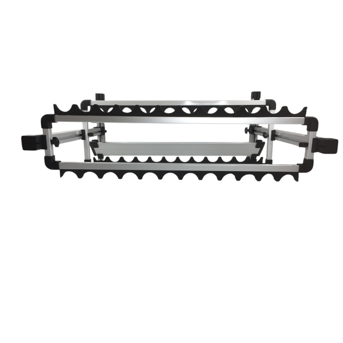 Pactrade Marine Aluminum Alloy Fishing Rod Vertical Portable Holder 24 Rack Boat Garage Home