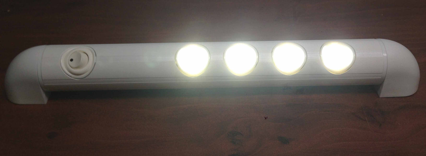 Pactrade Marine Boat Part LED 10.75" Long Rail Light Cool White PC Plastic High Power