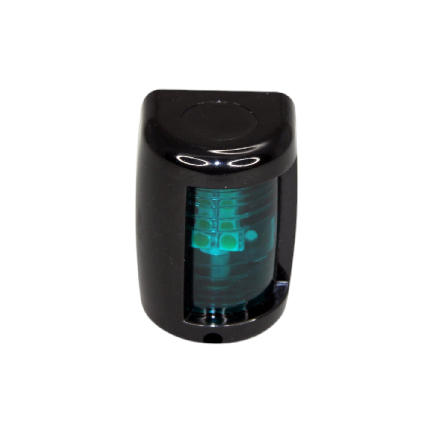 Pactrade Marine Boat Mini Green Starboard LED Navigation Light 12V up to 1NM ( Black )
