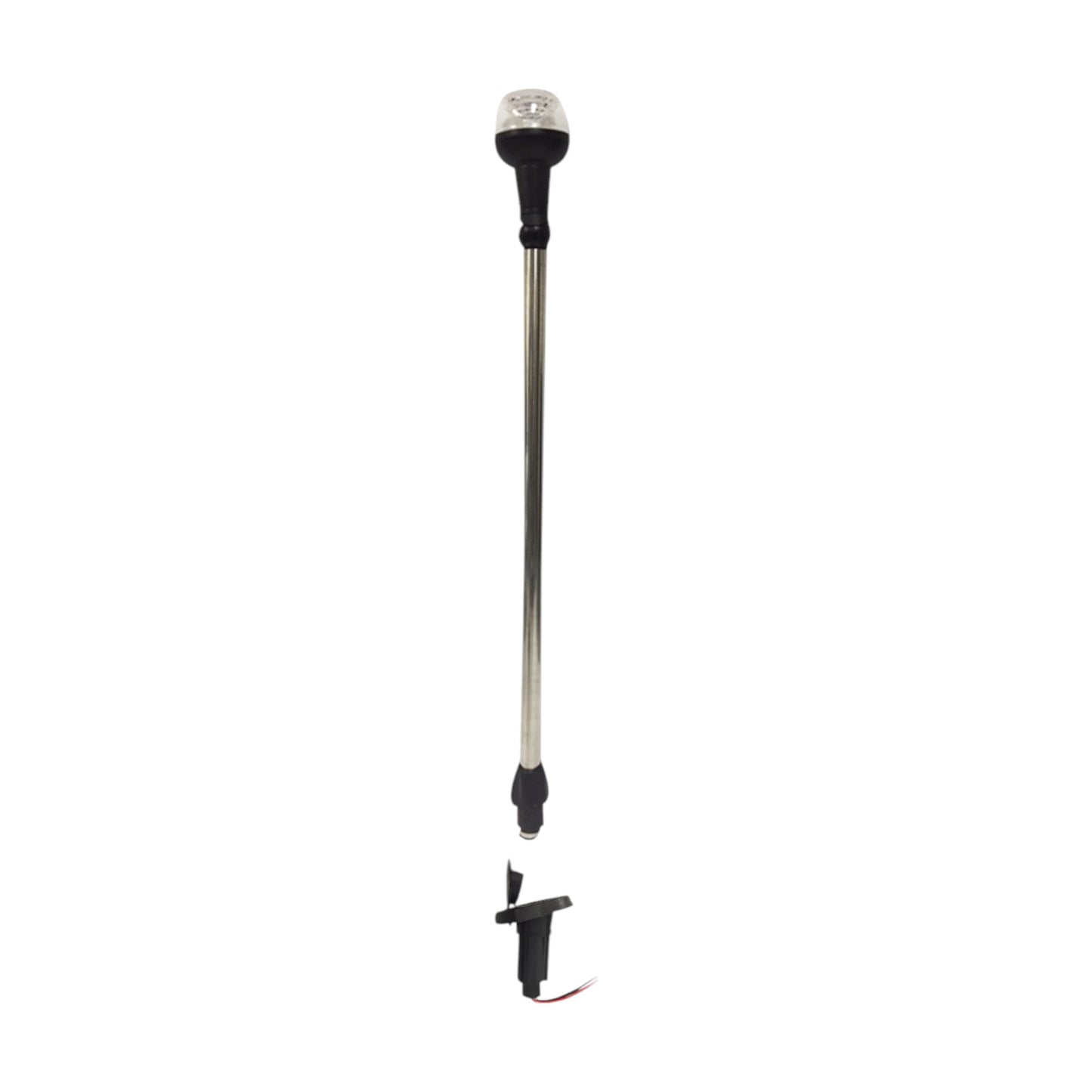 Pactrade Marine Boat 25" LED All-Around Stern Pole Light w/ Base