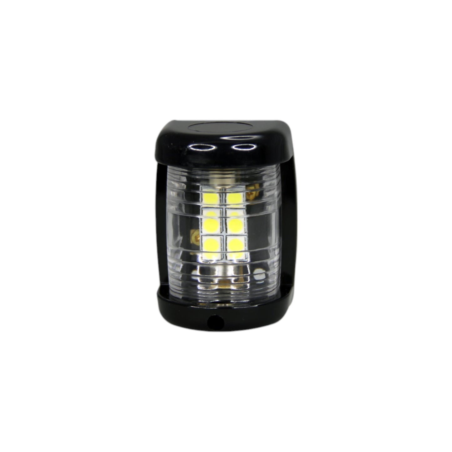 Pactrade Marine Boat Mini White Masthead LED Navigation Light 12v up to 2 NM (Black)