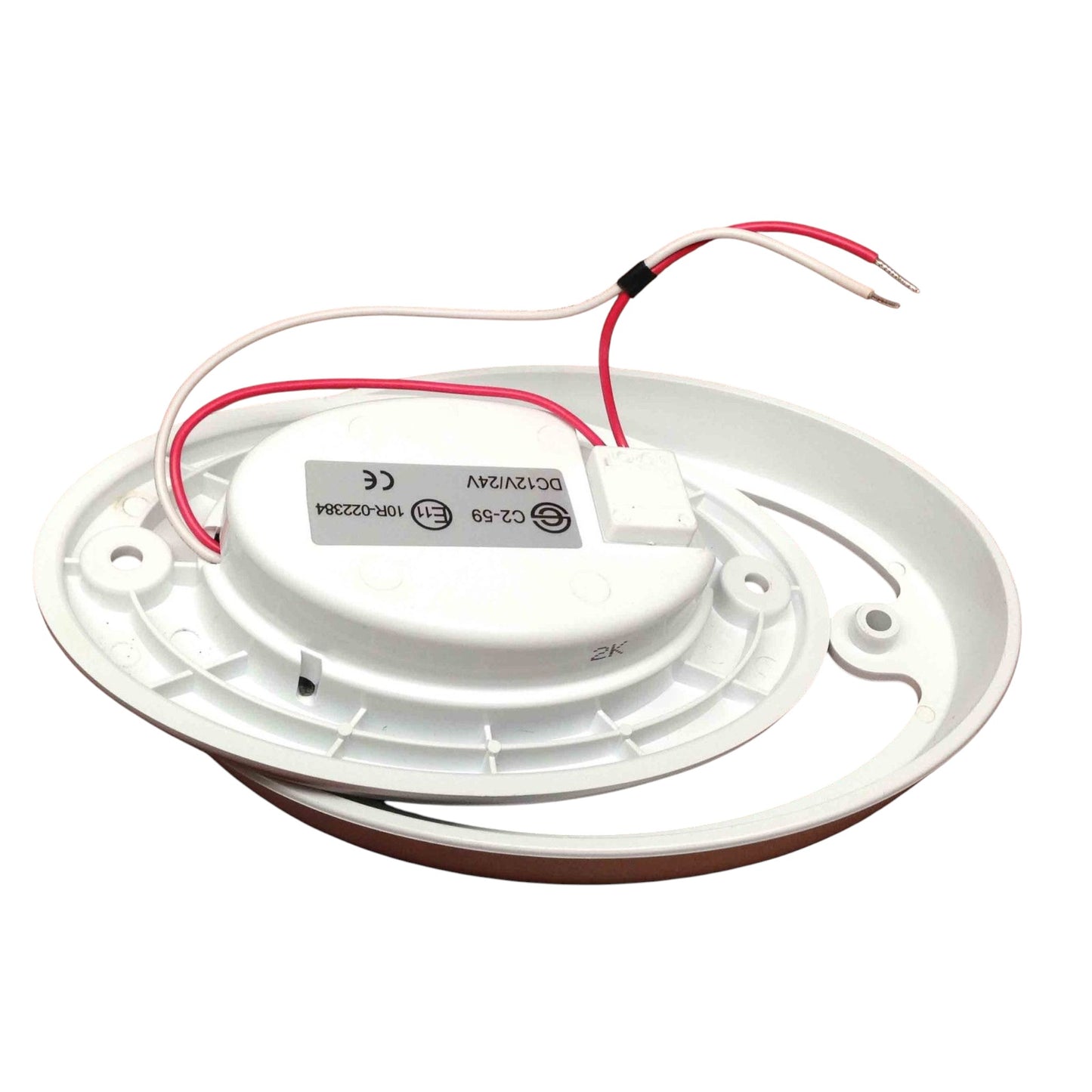 Pactrade Marine Boat LED Ceiling Light Interior Cabin Push On/Off Cool White