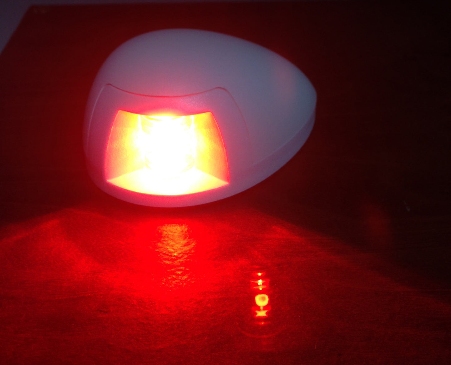 Pactrade Marine Boat Red Port Side LED Navigation Light Horizontal Mount