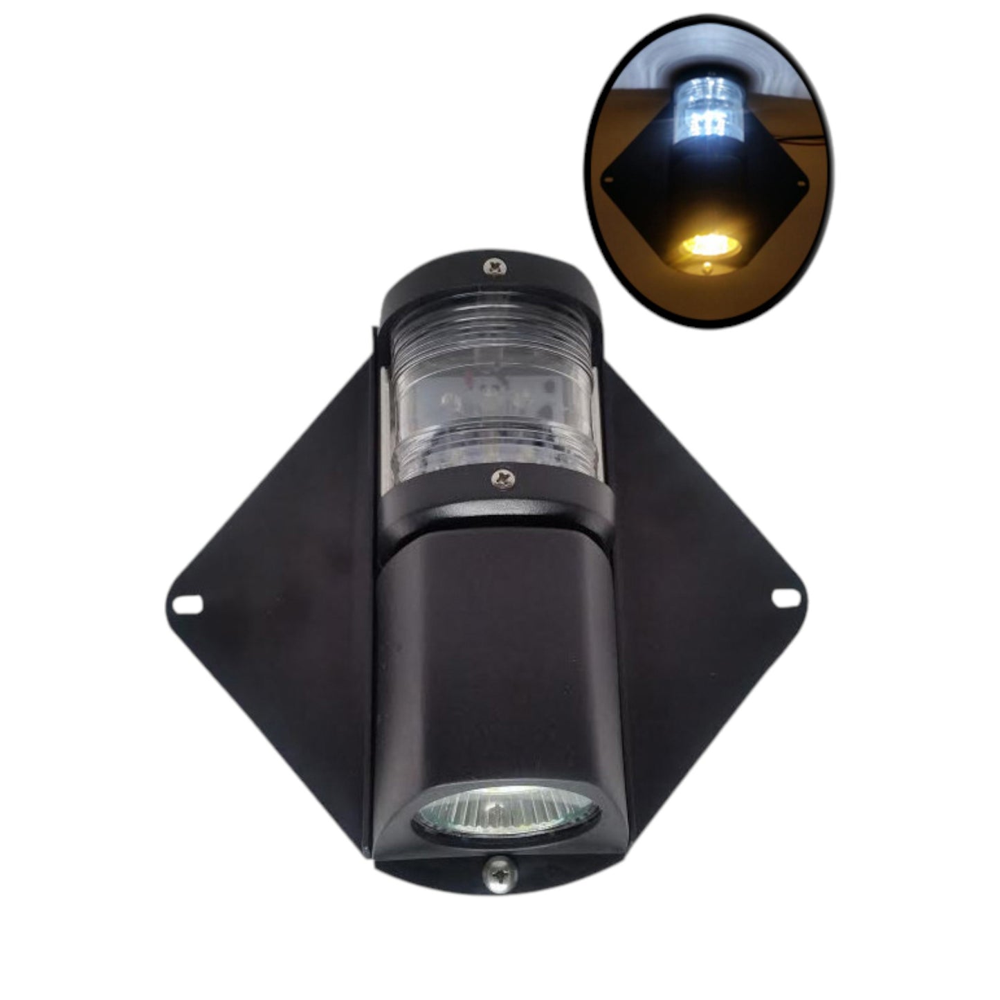 Pactrade Marine Waterproof LED Combo Masthead Deck Light For Boats Up To 12M