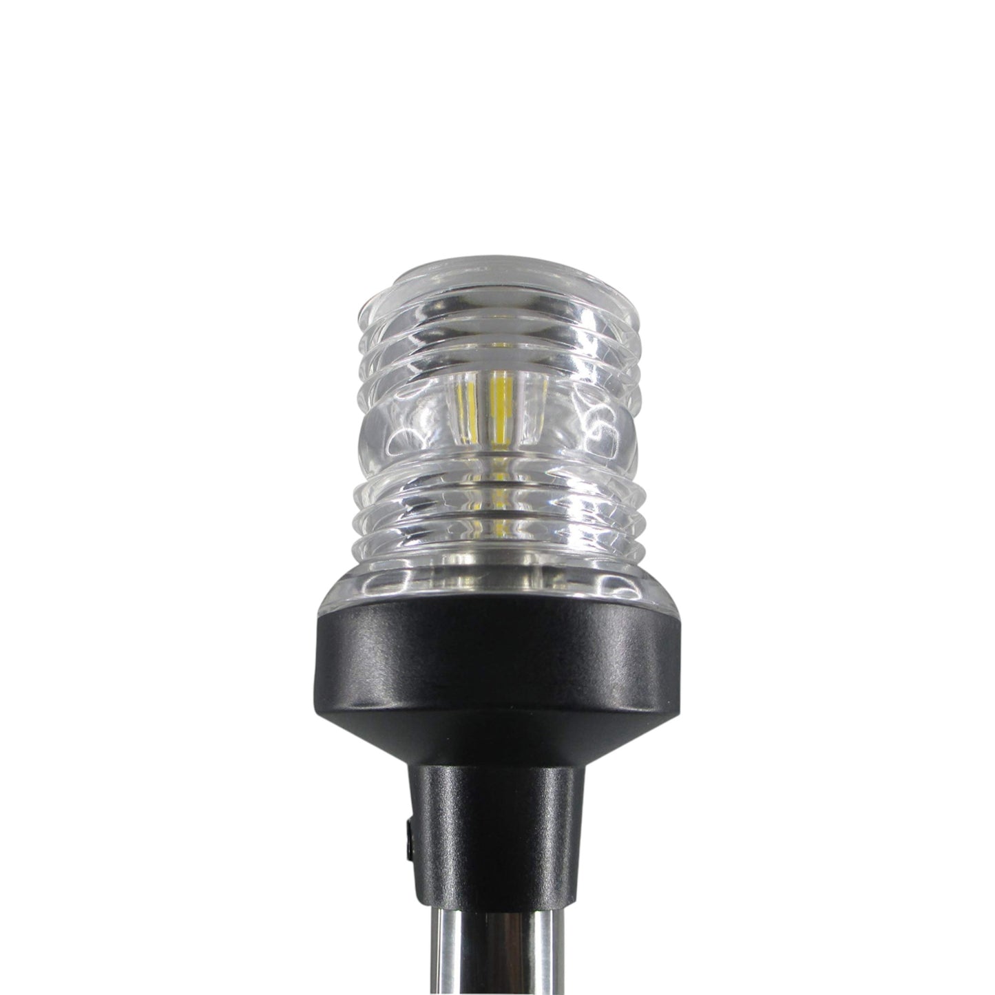 Pactrade Marine Navigation Lights for Boats LED - 24-Inch White LED Folding Stern Lights for Boats with American Flag 12x18 Inches (250 LM, 3 NM) | Boat Navigation Lights, American Flags for Boats