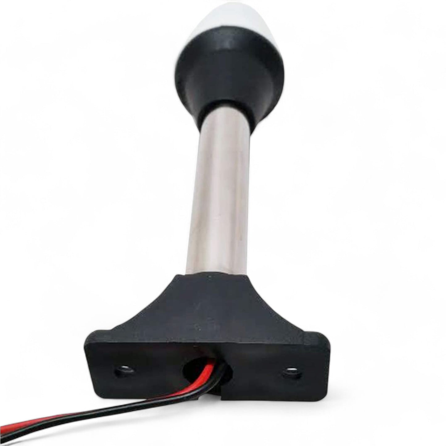 Pactrade Marine 12V Marine Boat Yacht Pontoon Navigation Anchor Light 360 Degrees All Around White Color Splashproof Black Housing