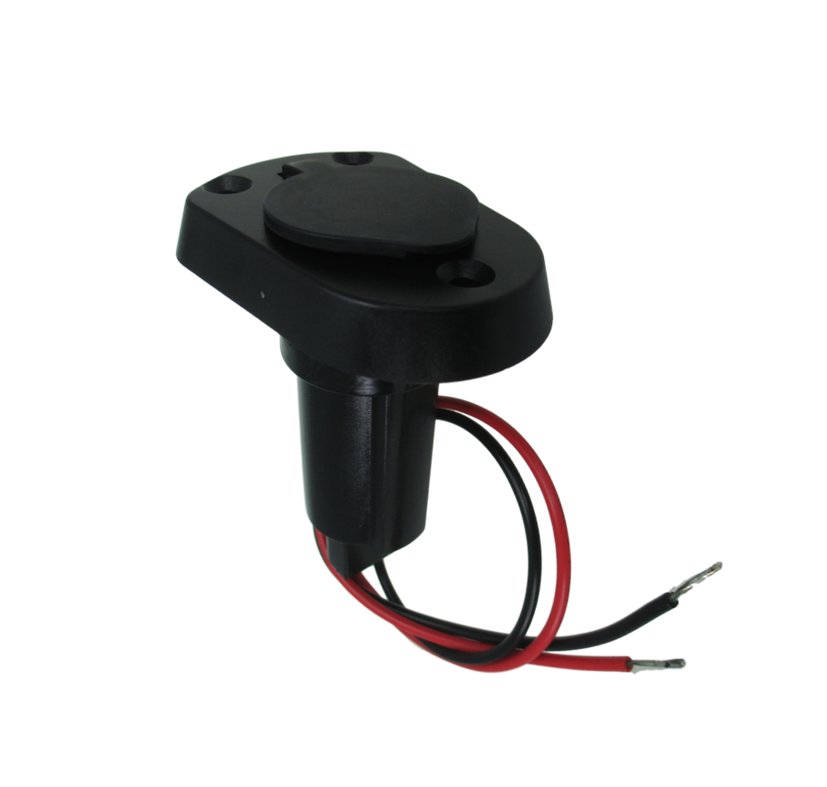 Pactrade Marine Boat LED All Round Anchor Navigation Light Clear Lens PA Housing 10-24VDC/2.5W Nature White 2NM IP:65 250 Lumen LM RoHS CE Certified (12-1/2" (With Socket Base))