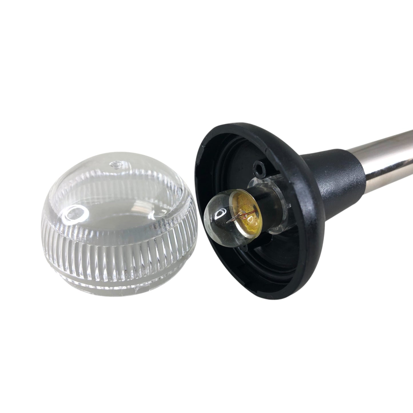 Pactrade Marine RV Adjustable Folding All Round Pole Light 9.5"H Navigation Light SS