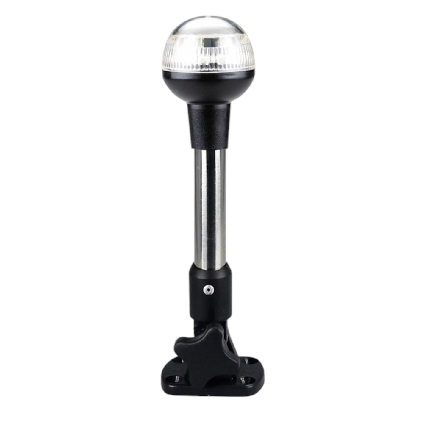Pactrade Marine RV Adjustable Folding All Round Pole Light 9.5"H Navigation Light SS