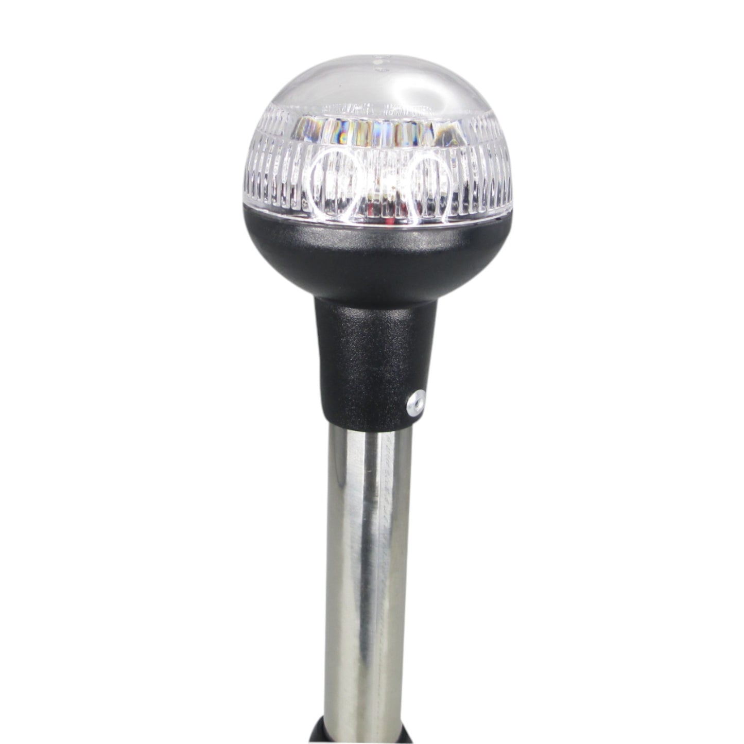Pactrade Marine RV Adjustable Folding All Round Pole Light 9 1/2''H Navigation Light SS (LED)