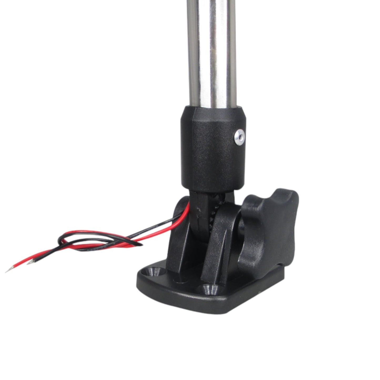 Pactrade Marine RV Adjustable Folding All Round Pole Light 9 1/2''H Navigation Light SS (LED)