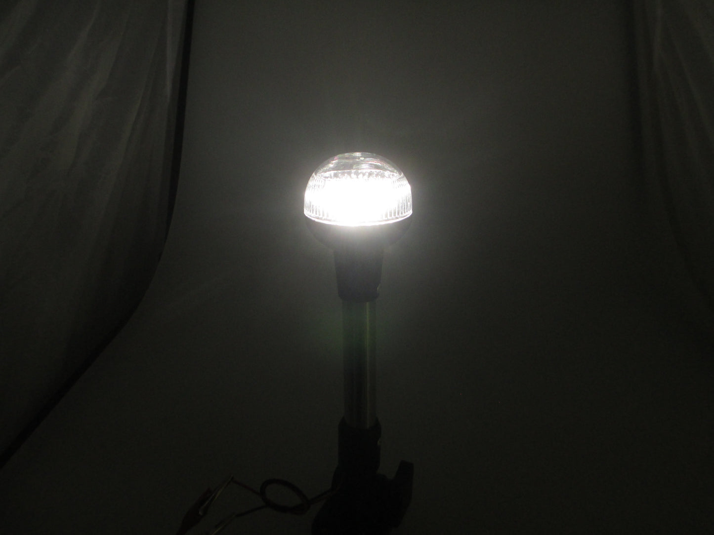 Pactrade Marine RV Adjustable Folding All Round Pole Light 9 1/2''H Navigation Light SS (LED)