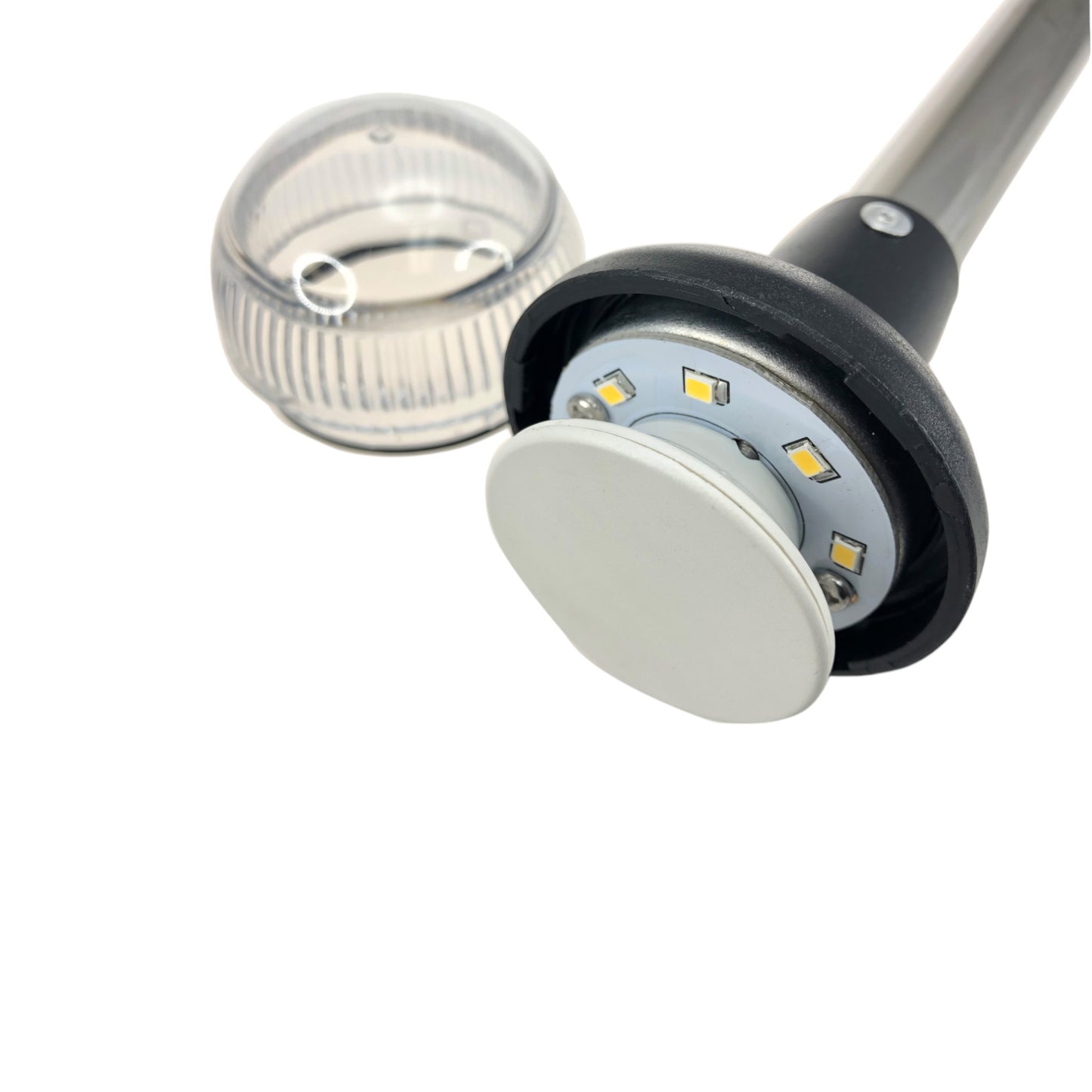 Pactrade Marine Boat LED All Round Anchor Navigation Light SS Pole 7-1/2"H USCG