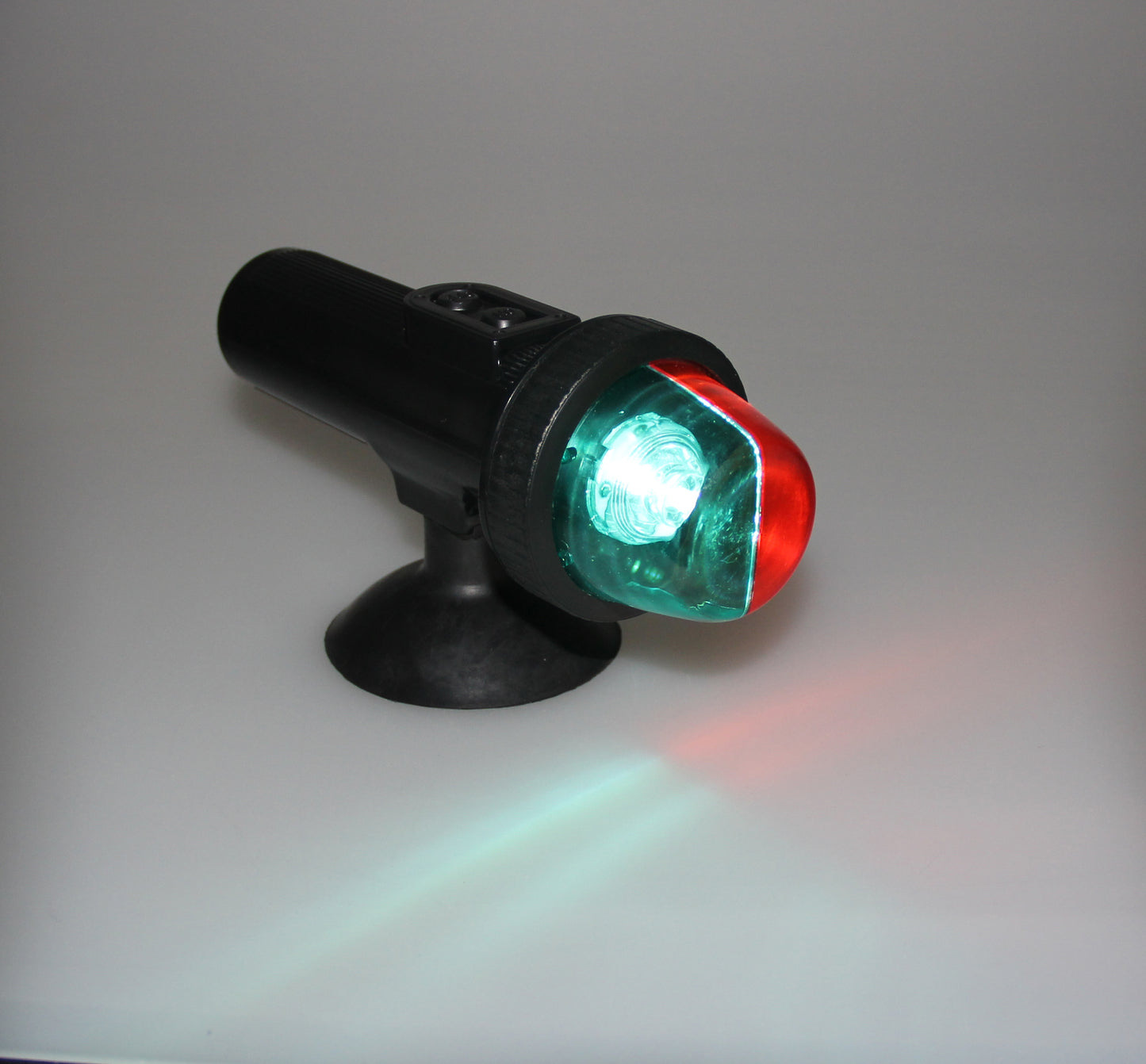 Pactrade Marine Boat LED Portable Bi-Color Port/Starboard Inflatables Navigation Light Battery Operated Suction Mount