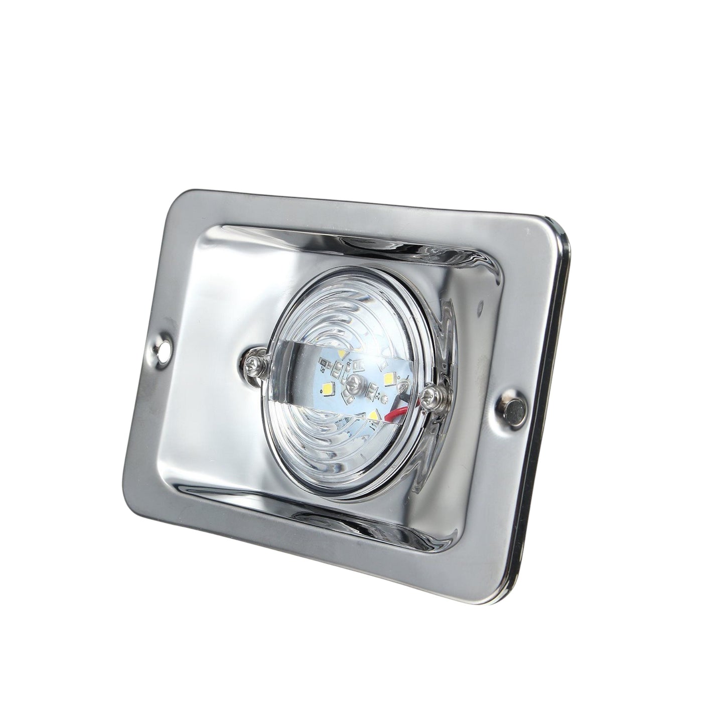 Pactrade Marine Boat LED Transom Stern Light Stainless Steel 304 Splashproof Flush Mount