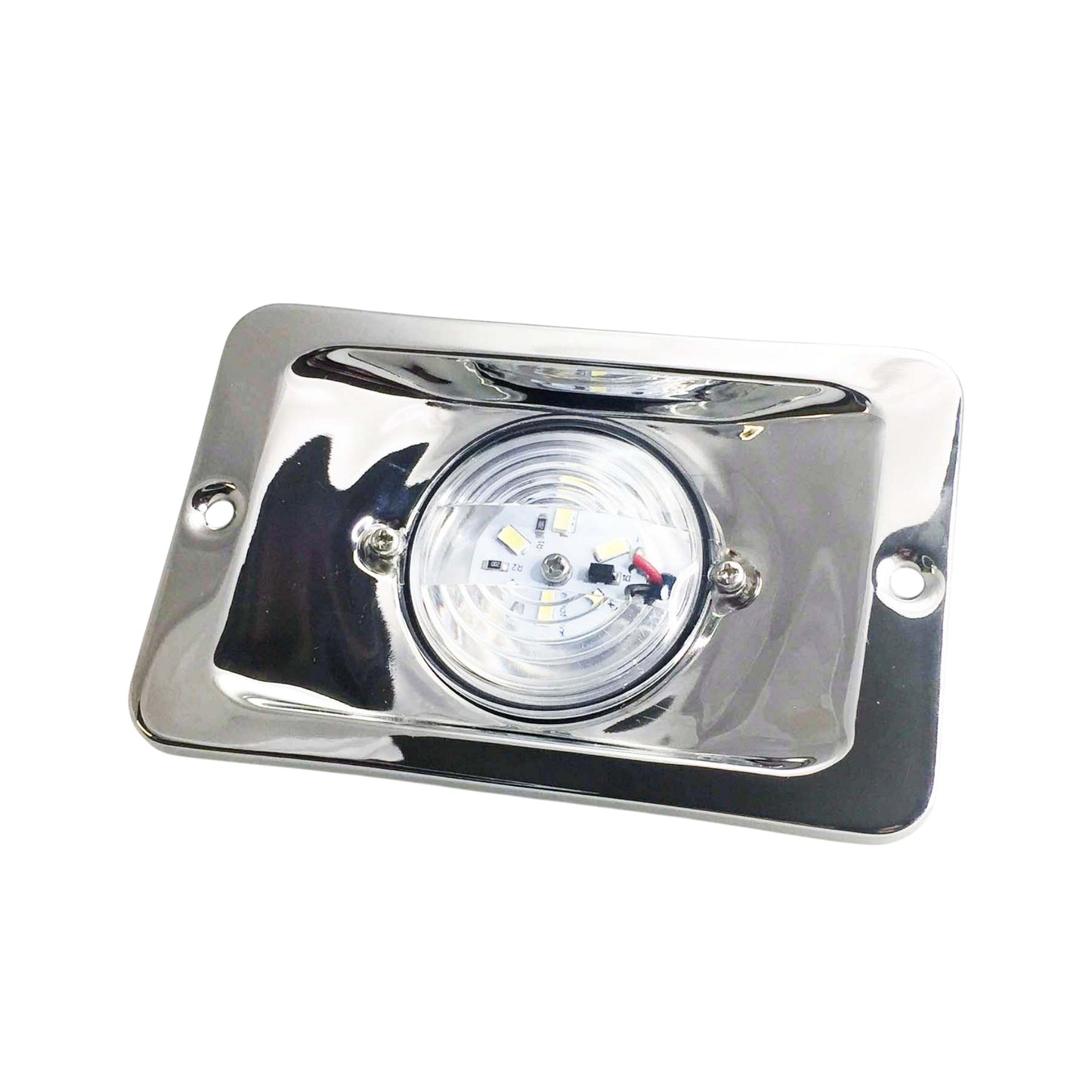Pactrade Marine Boat LED Transom Stern Light Stainless Steel 304 Splashproof Flush Mount