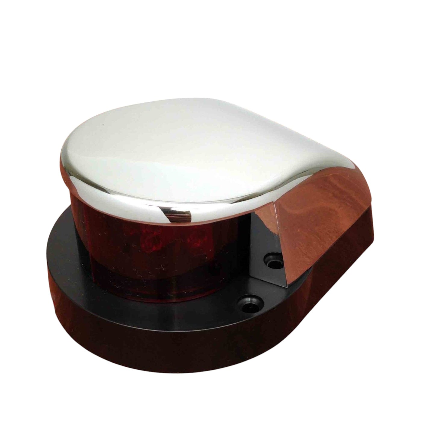 Pactrade Marine Boat Festoon Navigation Bow Light Red Green Chrome Plated Zinc IP66