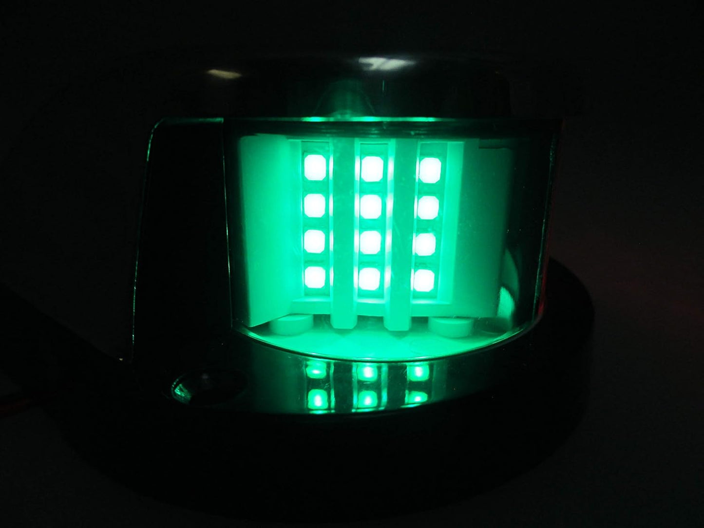 Pactrade Marine Boat LED Navigation Light Red Green SS304 50Lumen DC10-30V 2W IP66 1NM