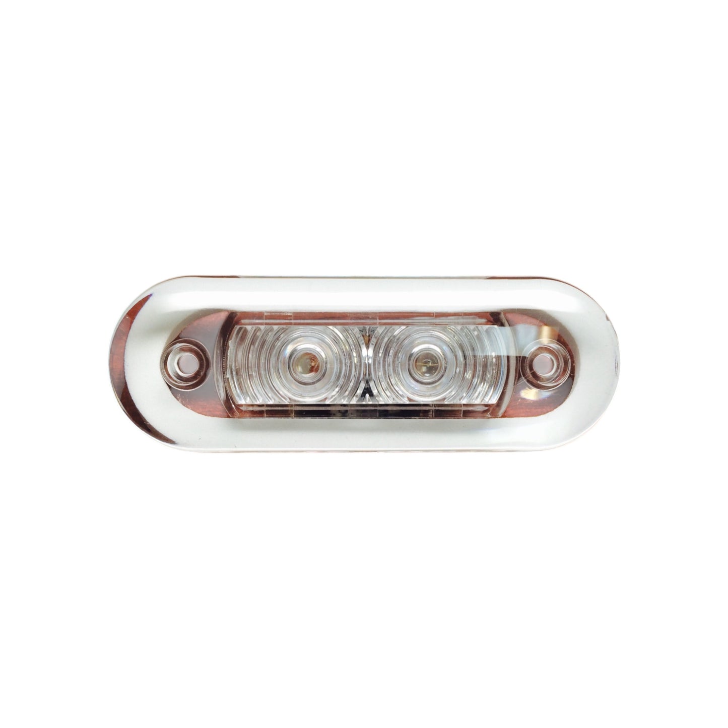 Pactrade Marine Boat RV Flush Mount LED Red Oblong Shape Courtesy Light OEM PC IP67