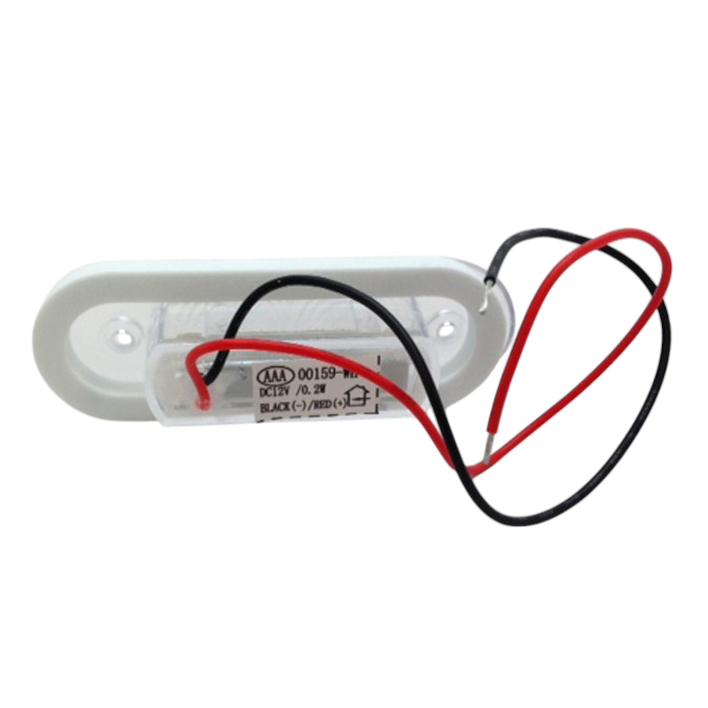 Pactrade Marine Boat Flush Mount LED Cool White Oblong Courtesy Light IP67 Waterproof