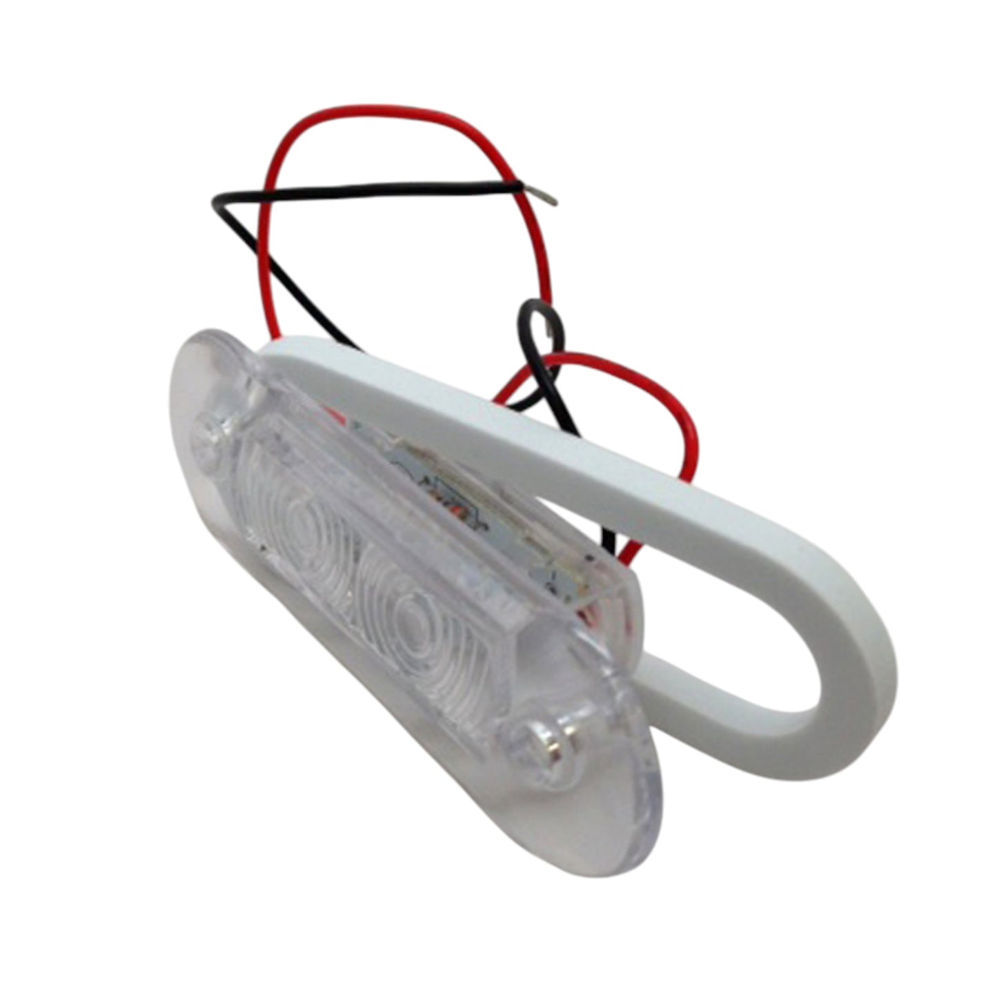 Pactrade Marine Boat Flush Mount LED Cool White Oblong Courtesy Light IP67 Waterproof