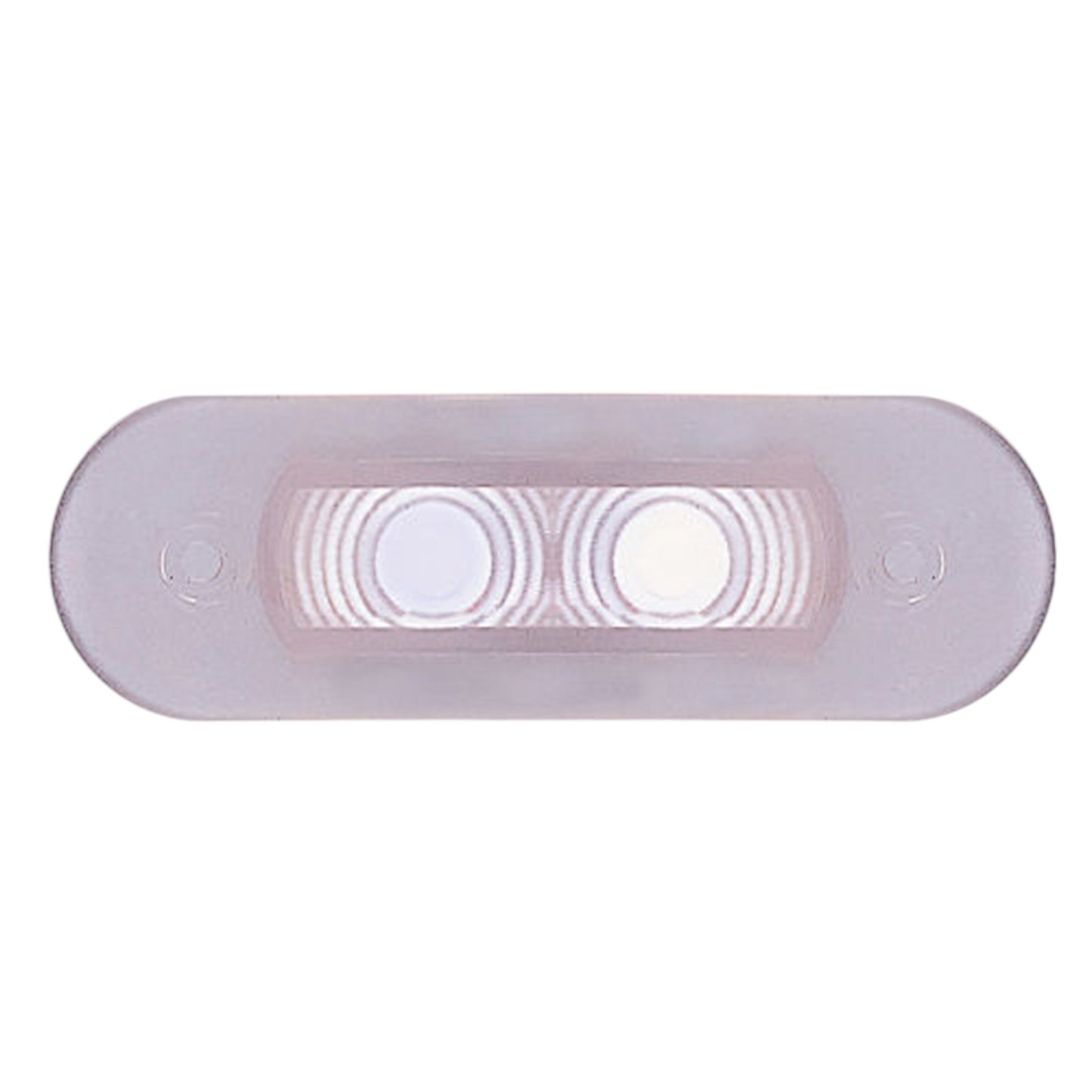 Pactrade Marine Boat Flush Mount LED Cool White Oblong Courtesy Light IP67 Waterproof