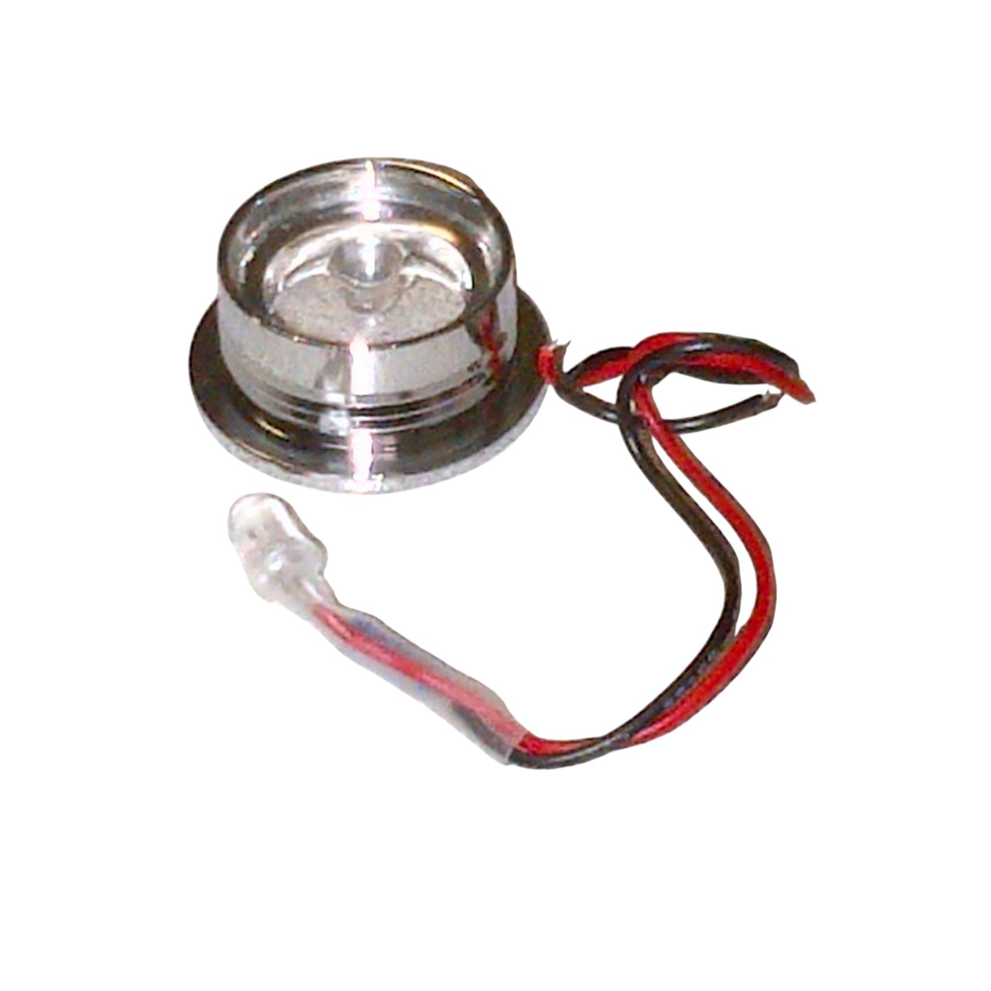 Pactrade Marine Boat LED Blue Mini Courtesy Button Light Chrome Plated Brass