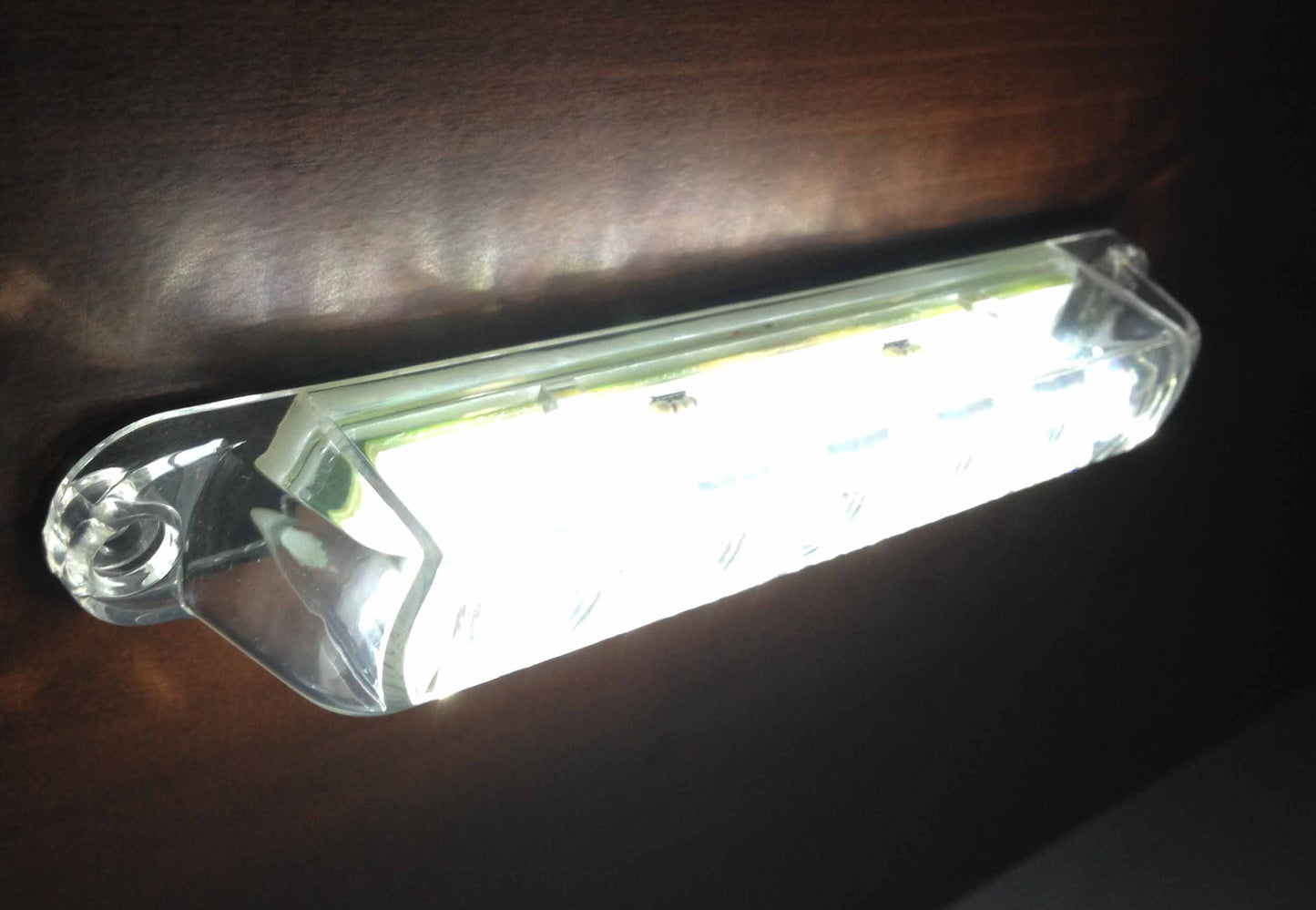 Pactrade Marine Boat Strip Line Light 6 LED Cool White Surface Mount For Deck Cabin