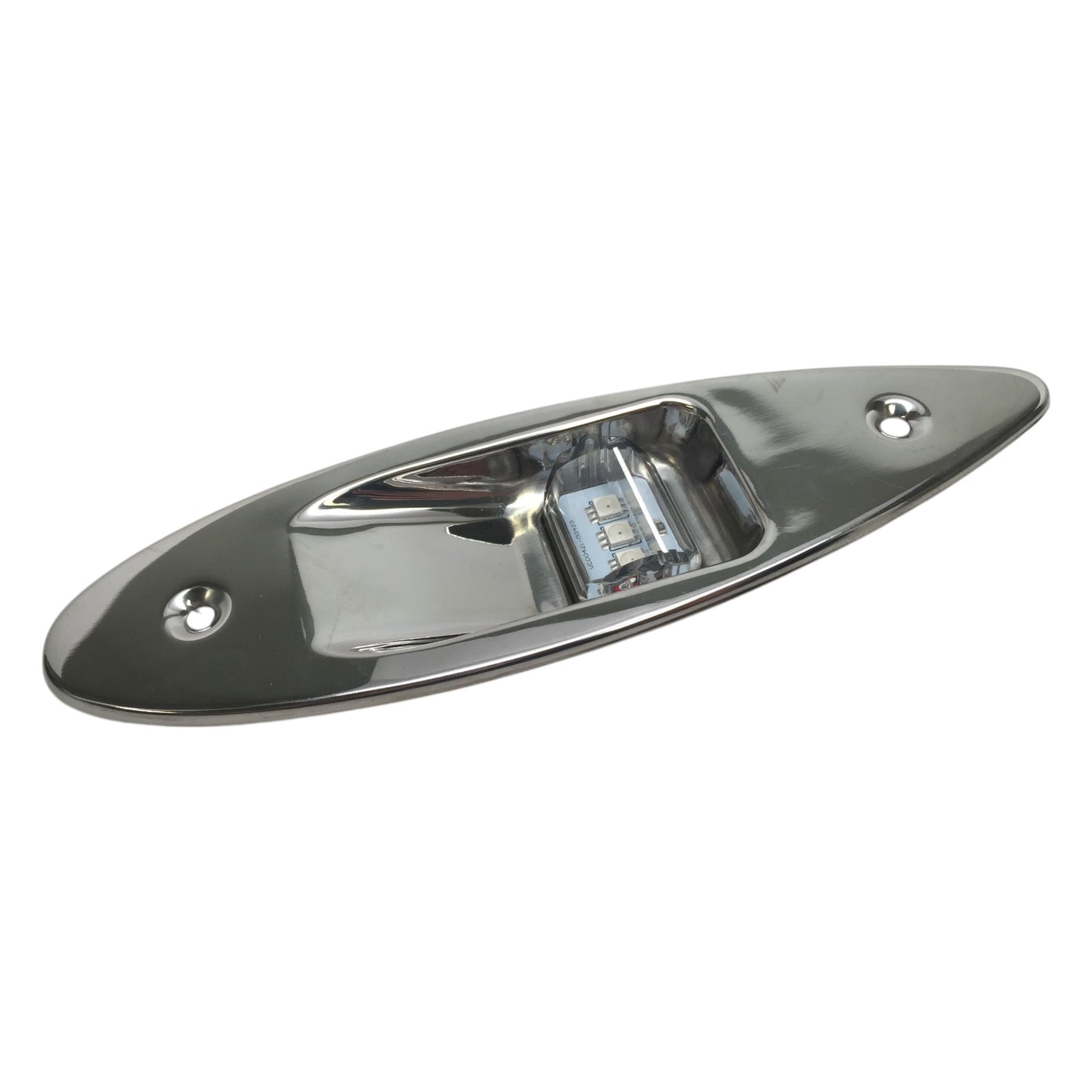 Pactrade Marine Boat Navigational Pair Of LED Side Tear Drop Lights SS Vertical Mount 12V