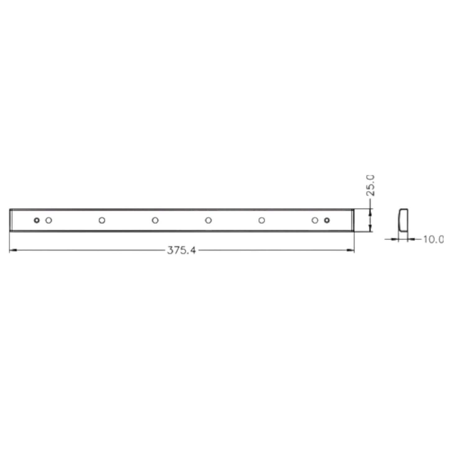 Pactrade Marine Boat LED High Power Strip Light Dimmable Cabinet 500 Lumens On 6W Warm White 12V Shelf Lighting In Cabin