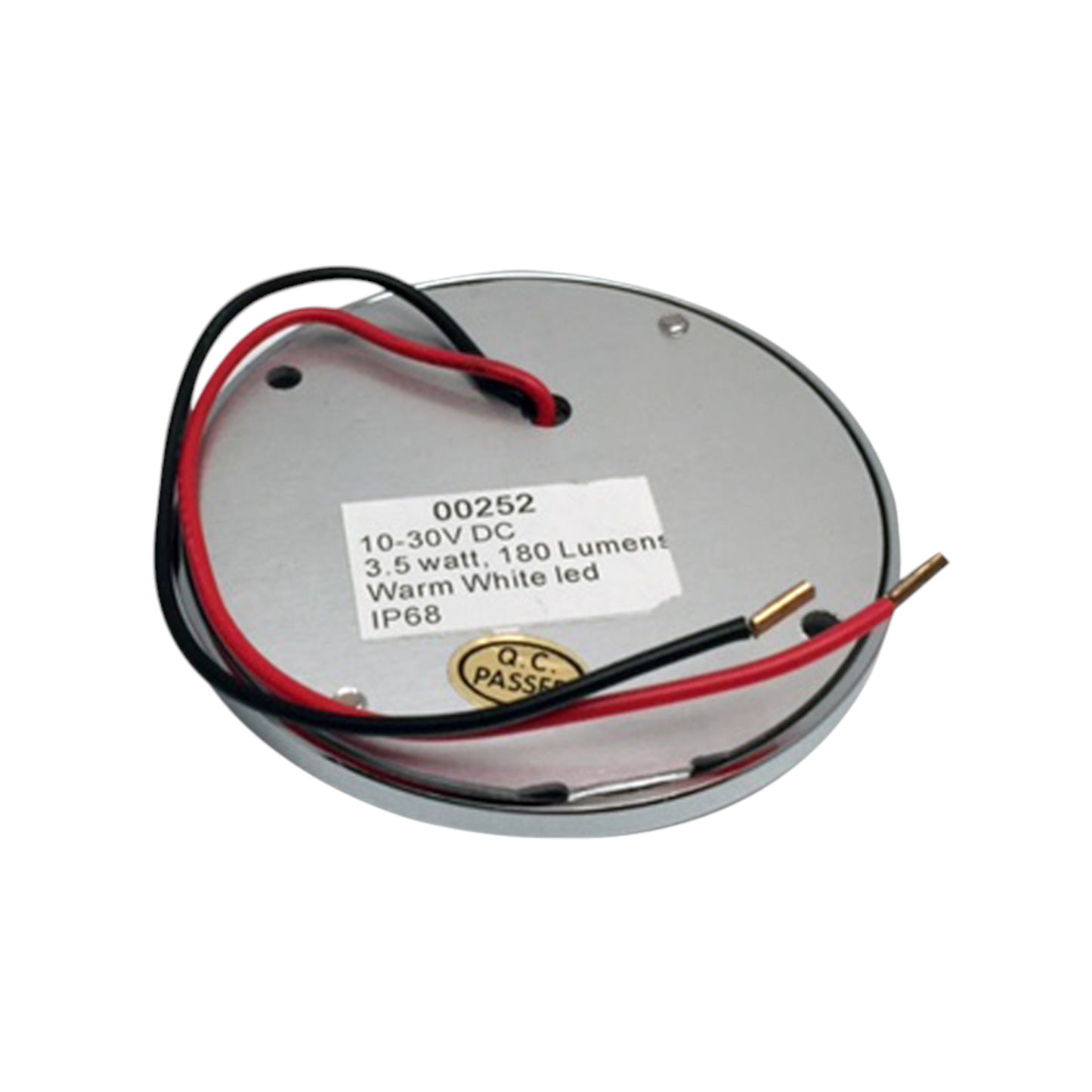Pactrade Marine 1PCS Chrome LED Ceiling Interior Courtesy Light 10-30VDC 180LM