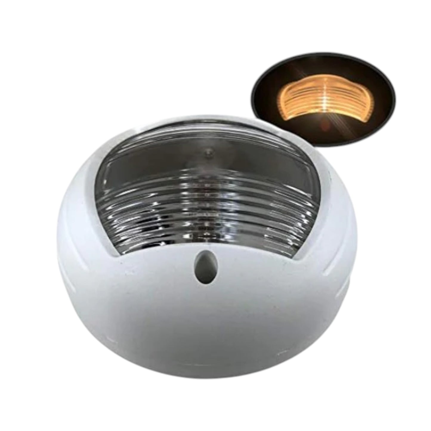 Pactrade Marine Vertical Mount PC Warm White Stern Navigation Light 2NM Festoon