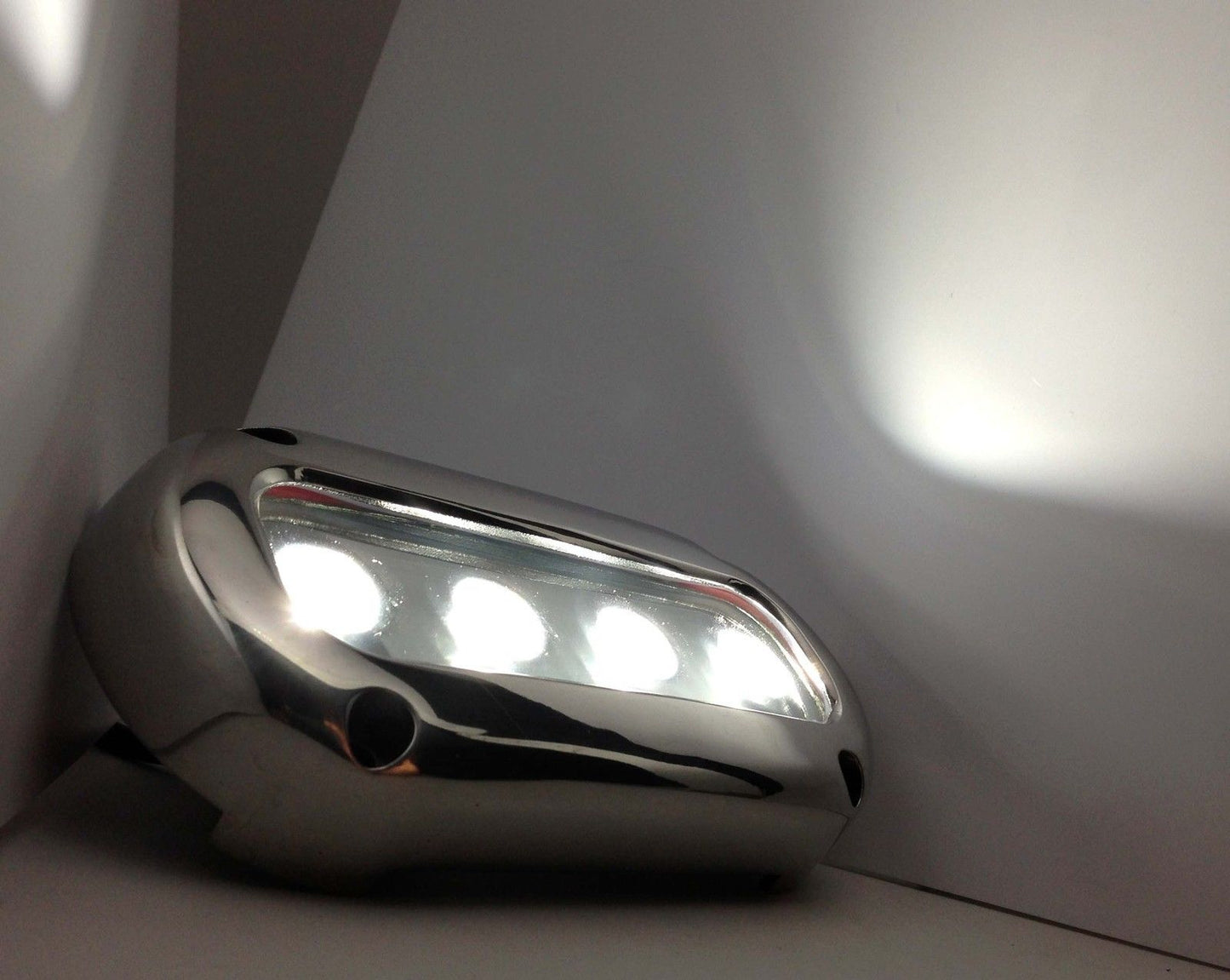 Pactrade Marine Bright S.S.316 Marine White Underwater Light Standalone Unit Boat 4 LED 10W
