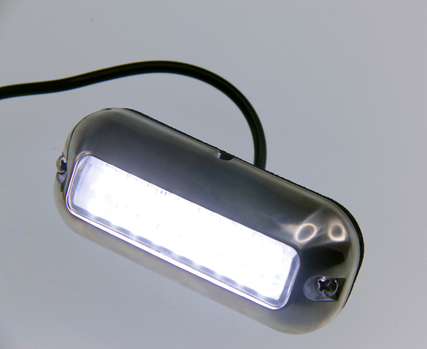 Pactrade Marine White LED Underwater Light w/ S.S 316 Trim Ring 343 LM