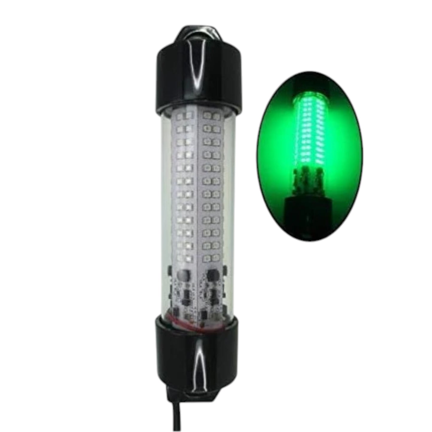 Pactrade Marine Boat LED Green Underwater Submersible Night Fishing Light 8"IP68
