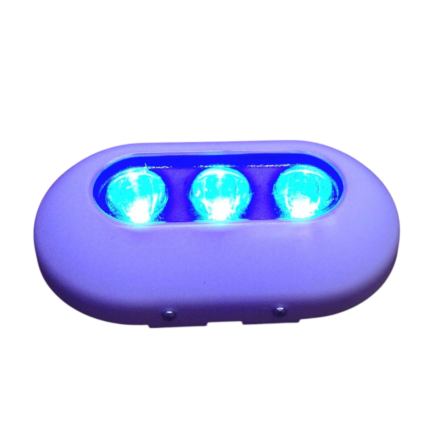 Pactrade Marine Ultra Bright Cool White LED Marine Polymer Underwater Light Surface Mount