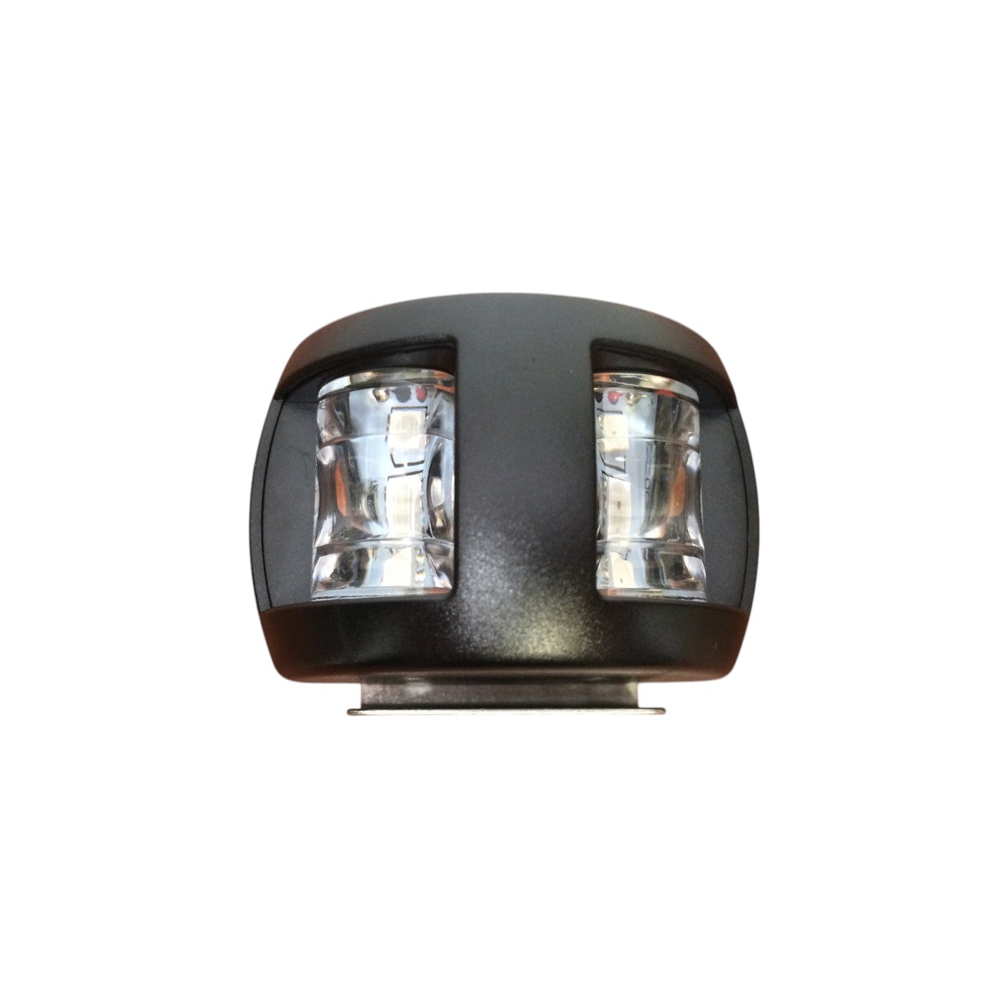 Pactrade Marine Boat Red & Green Combo Bow Navigation Light Black PC Housing 2NM 12V 2.3W