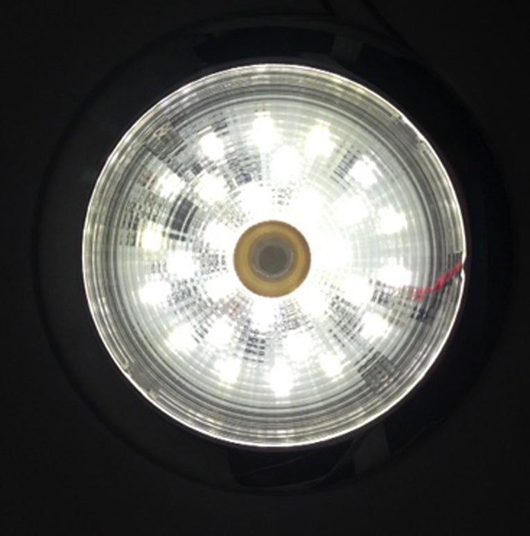 Pactrade Marine Boat LED Slim Ceiling Light with Motion Sensor Stainless Steel with White LEDs