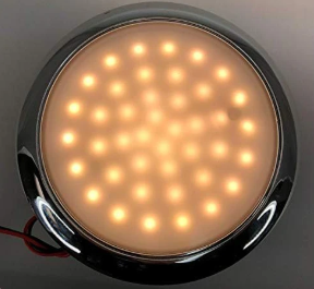 Pactrade Marine Boat RV Car Warm White Slim LED Ceiling Interior Courtesy Light