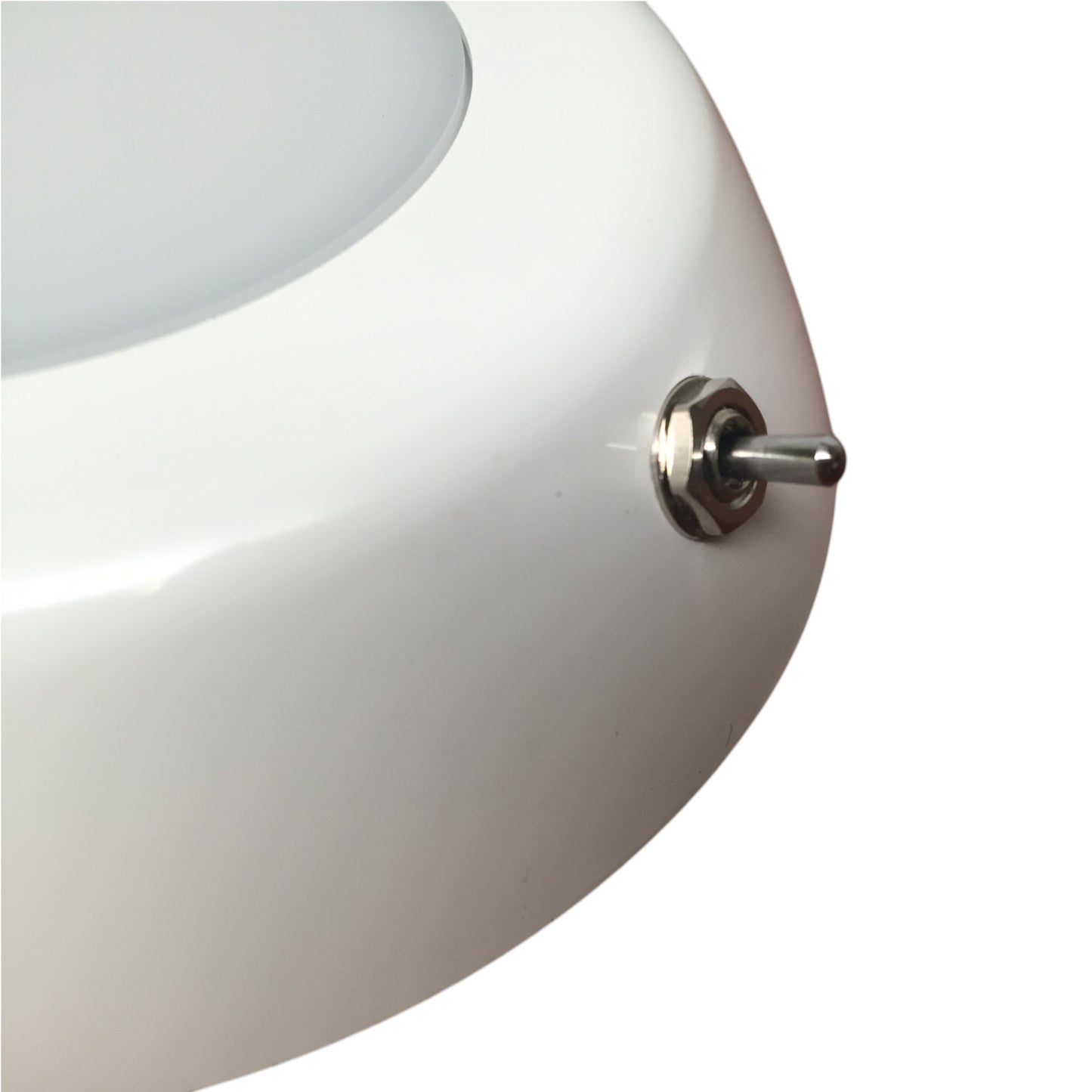 Pactrade Marine Boat Warm White & Blue LED Ceiling Light Glare Free Lens PC Housing Nacre