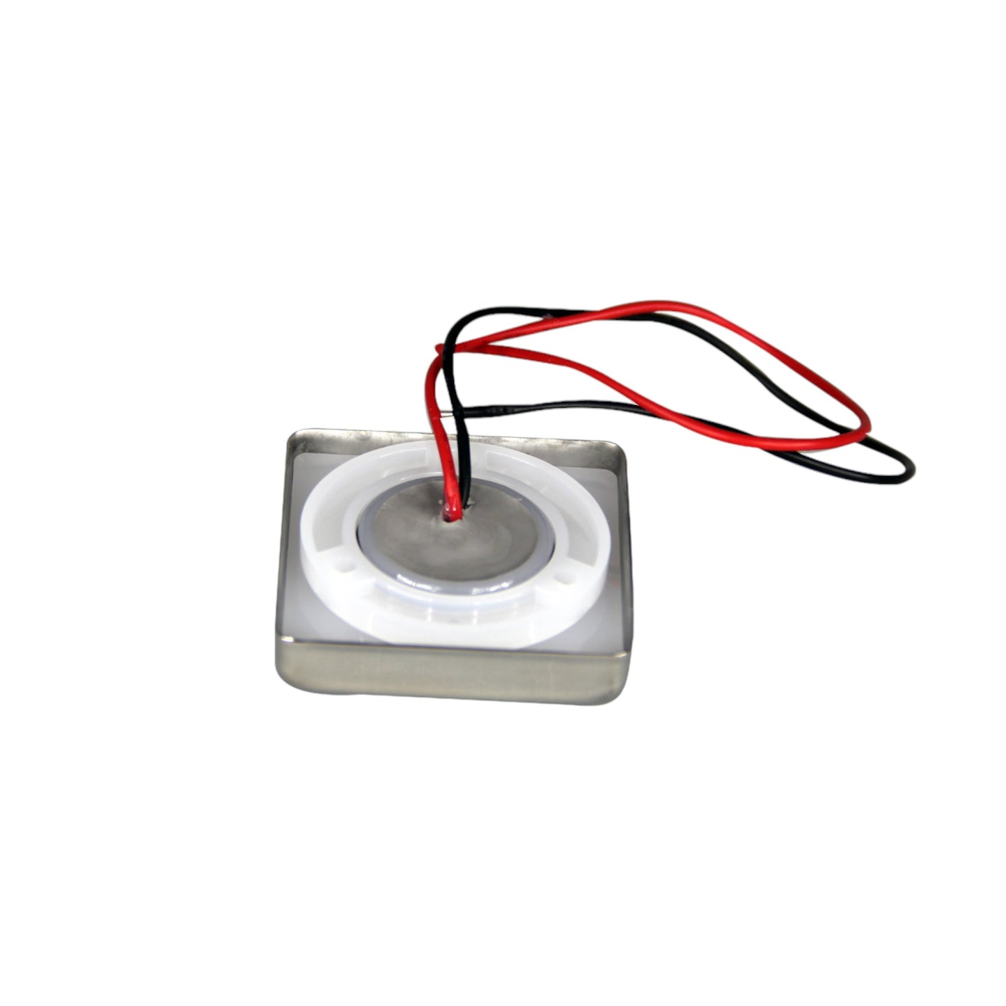 Pactrade Marine Boat Pontoon RV Surface Mount LED Stainless Steel Square Courtesy Light 10-30v (White)