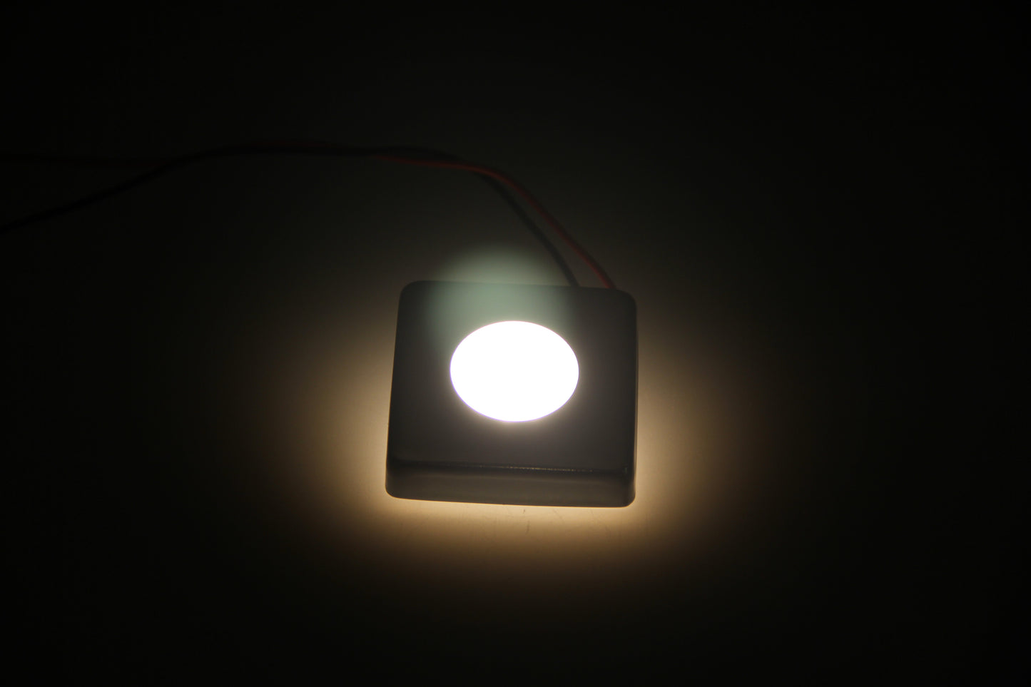 Pactrade Marine Boat Pontoon RV Surface Mount LED Stainless Steel Square Courtesy Light 10-30v (White)
