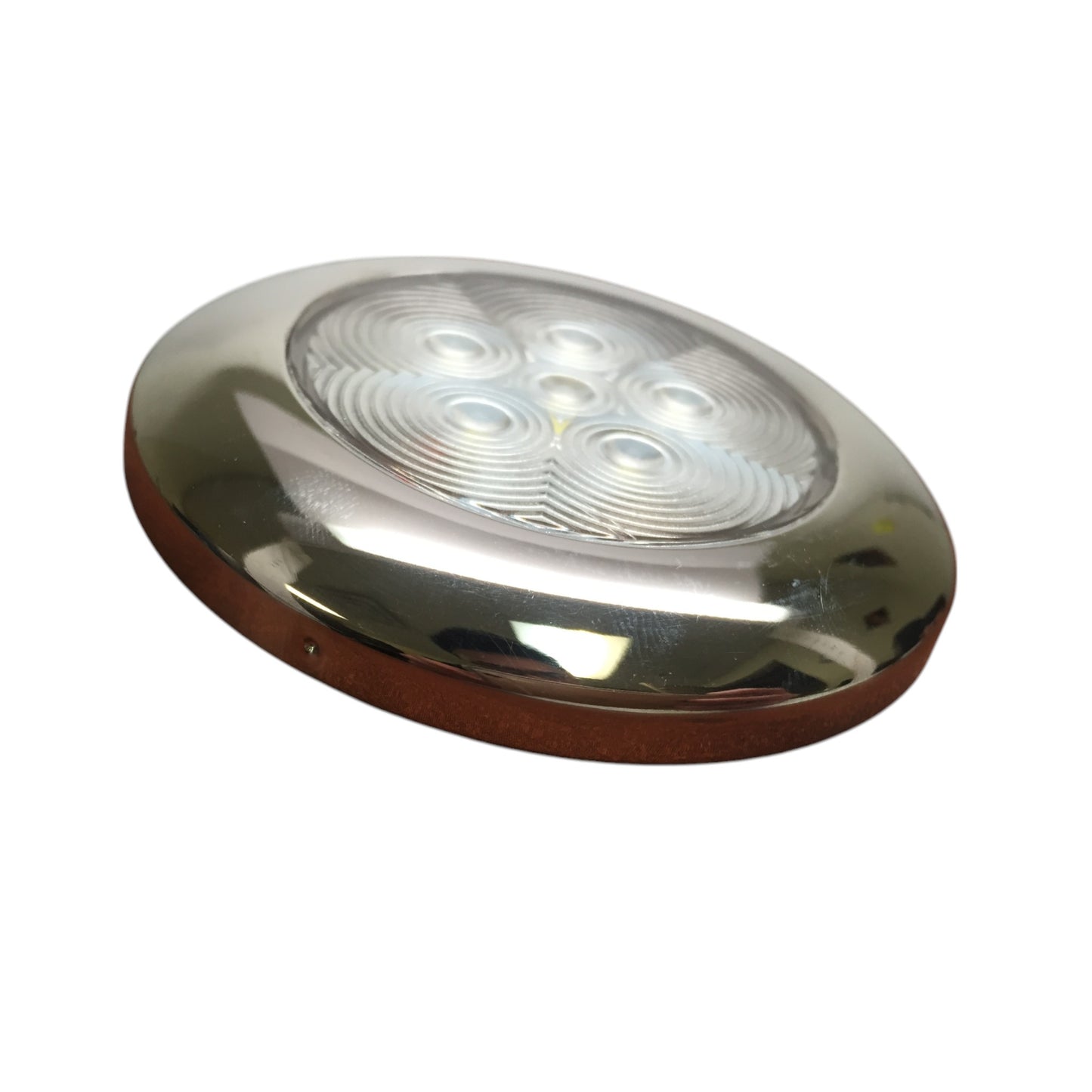 Pactrade Marine Boat 1 Nature White 1 Blue LED Ceiling Light SS304 Housing Surface Mount