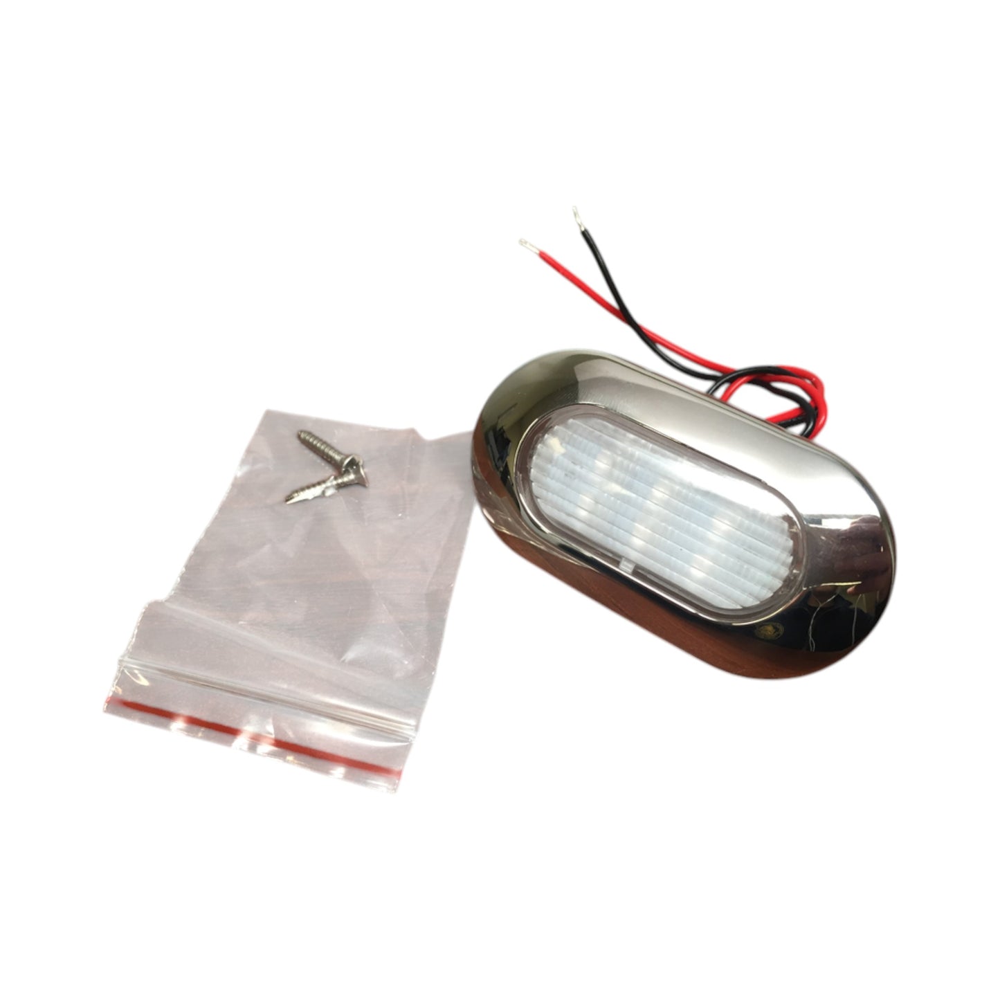 Pactrade Marine Boat Blue LED Strip Light 73LM Surface Mount 12V 1.2W IP67 4500k 4.2X0.8