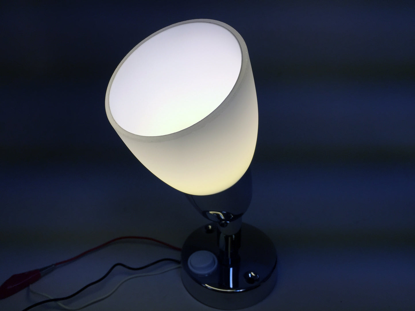 Pactrade Marine RV LED Swivel Reading Light SS304 92LM 3.1W Glass Shade Surface Mount Warm White