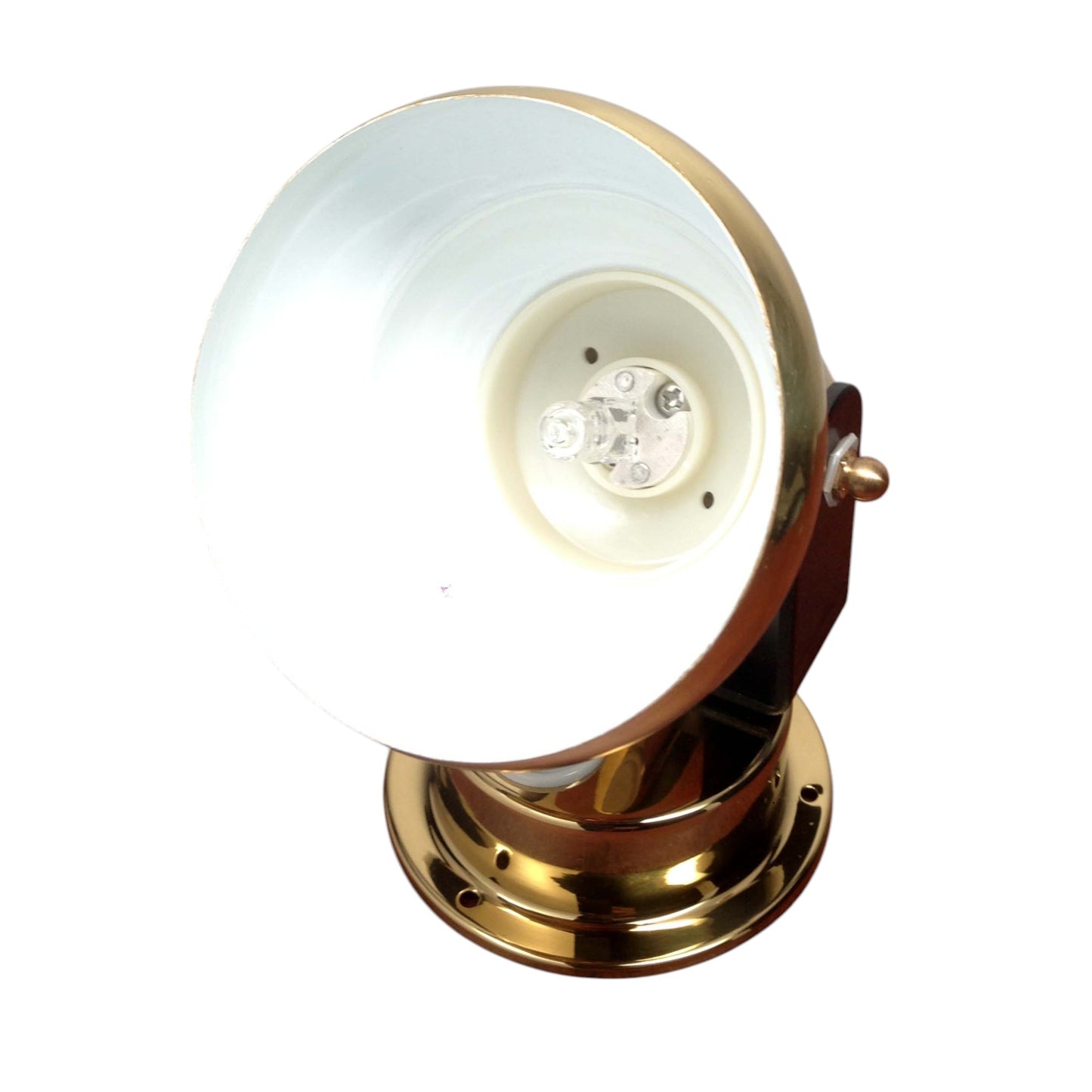 Pactrade Marine Lacquered Brass Accent Interior Light Marine Boat Halogen Light