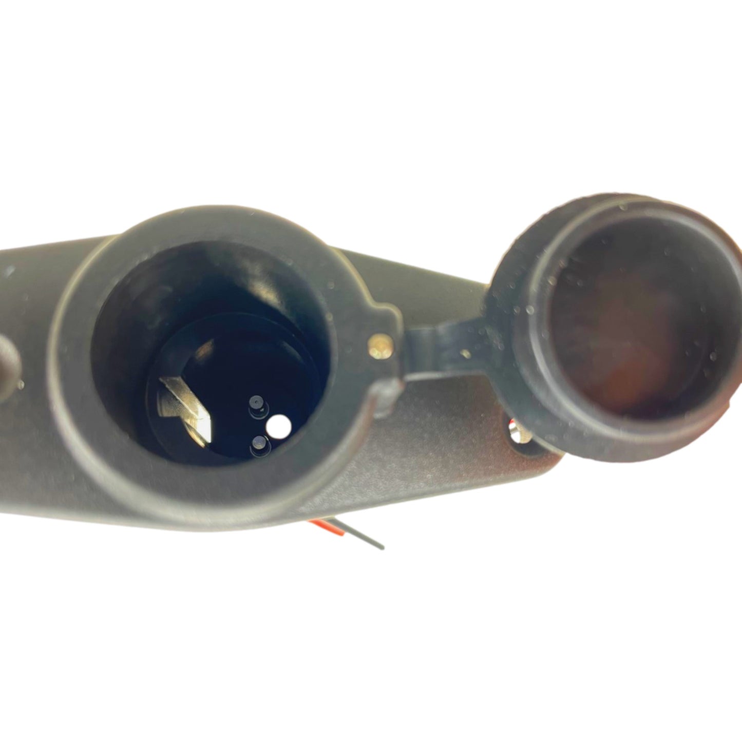 Pactrade Marine Boat 2-Prong Nylon Navigation Stern Light Pole Base Black Cover Socket Plug-in 3/4" Pole Flag Pole (Oval - 15 Degrees)